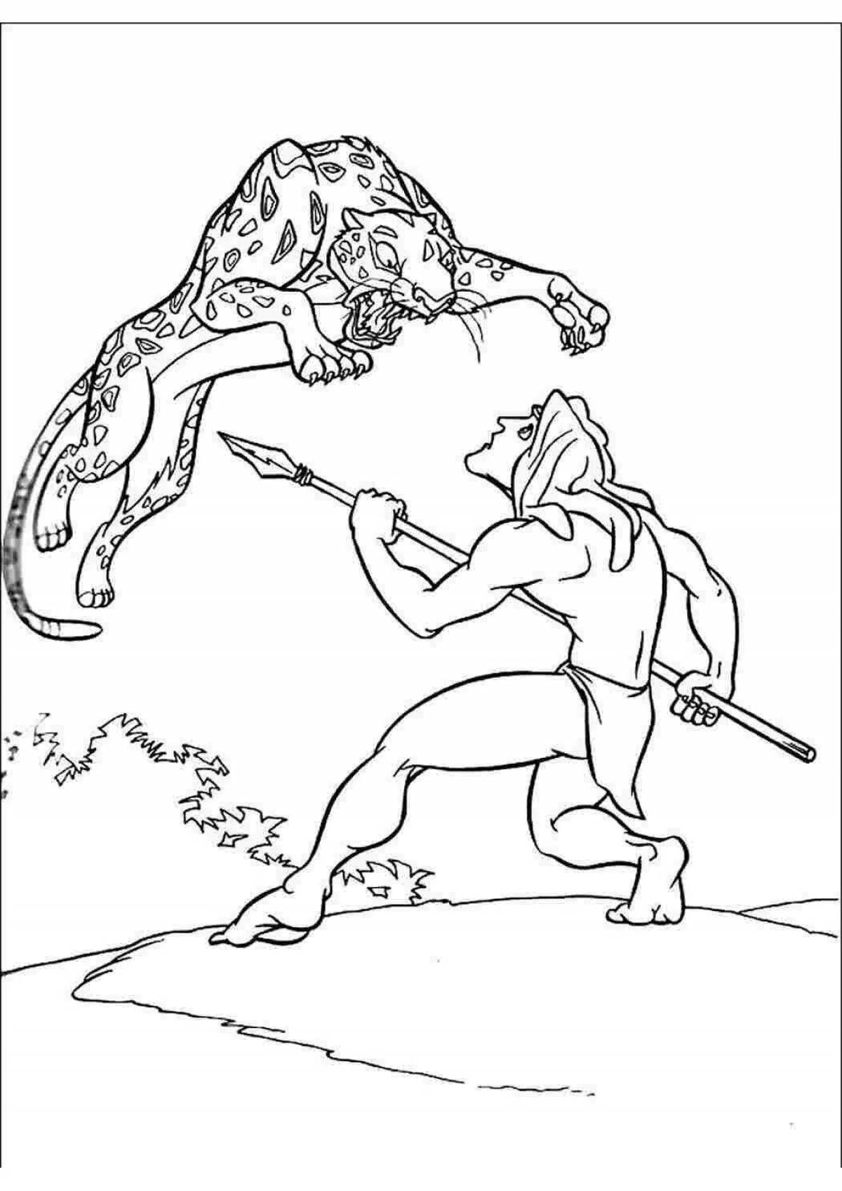 Coloring page magnificent labors of hercules