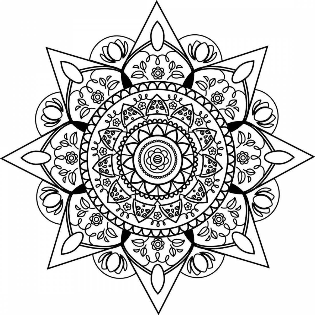 Great success mandala coloring book