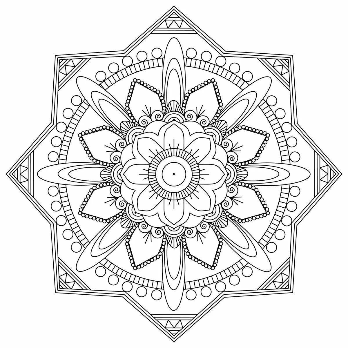 Awesome success mandala coloring book