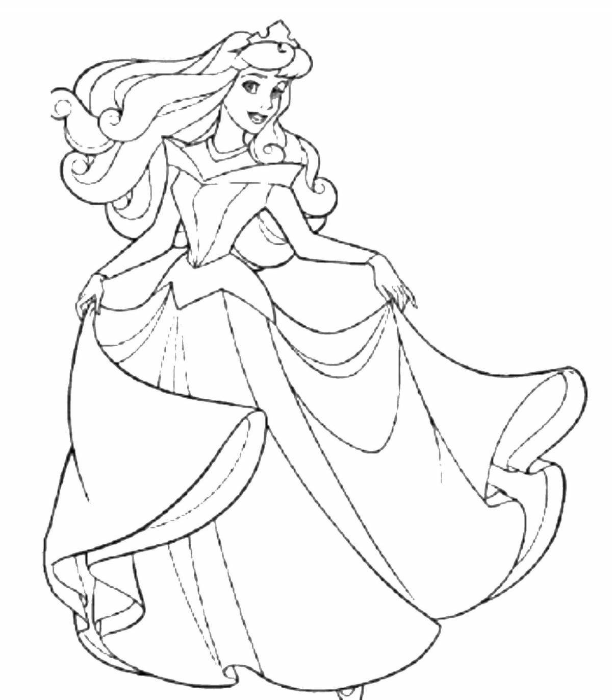 Shine princess seal coloring book