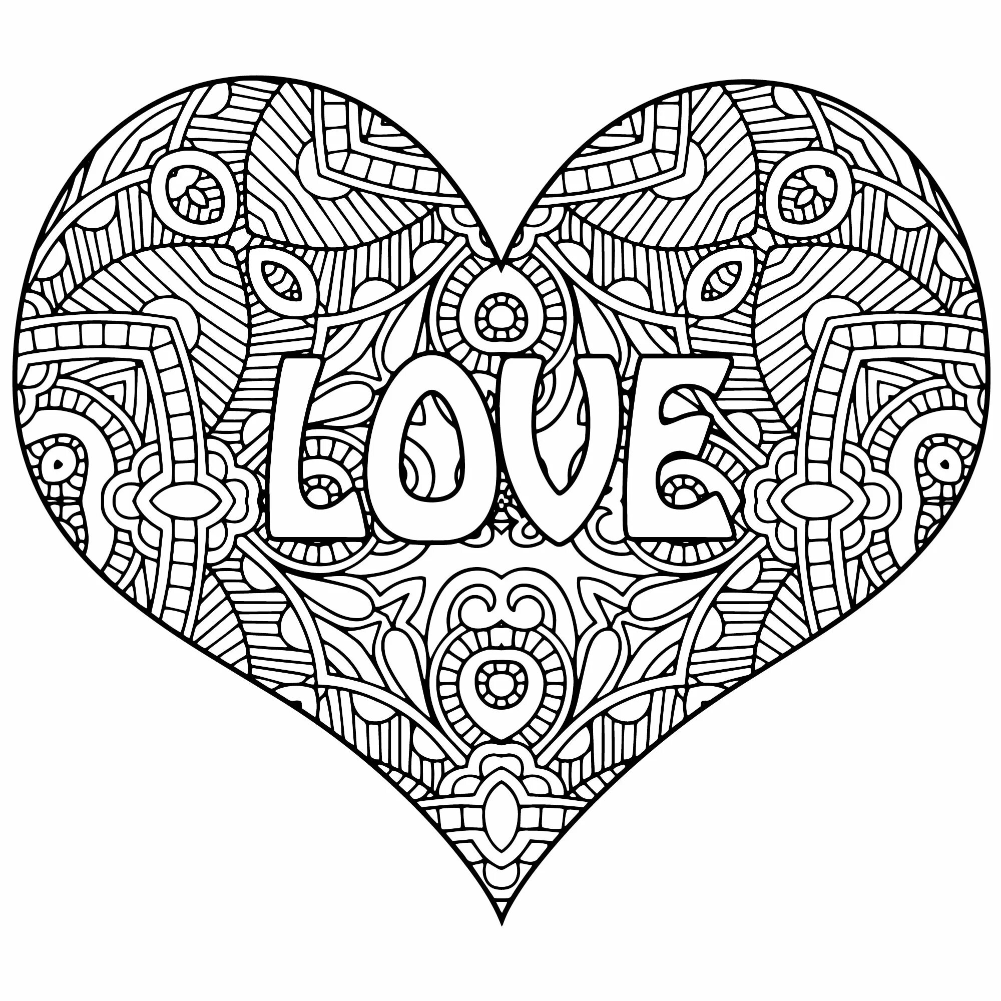 Glorious anti-stress coloring page 18