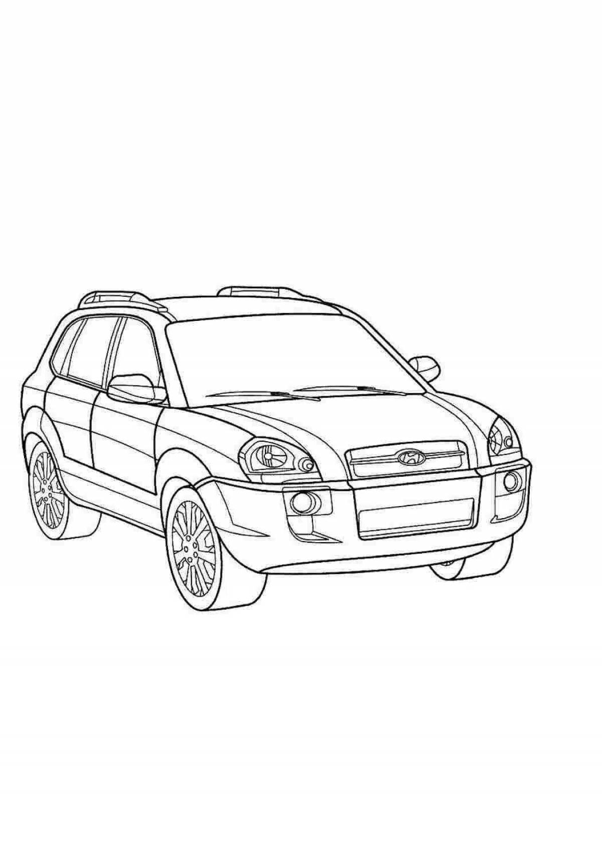 Hyundai creta fun coloring