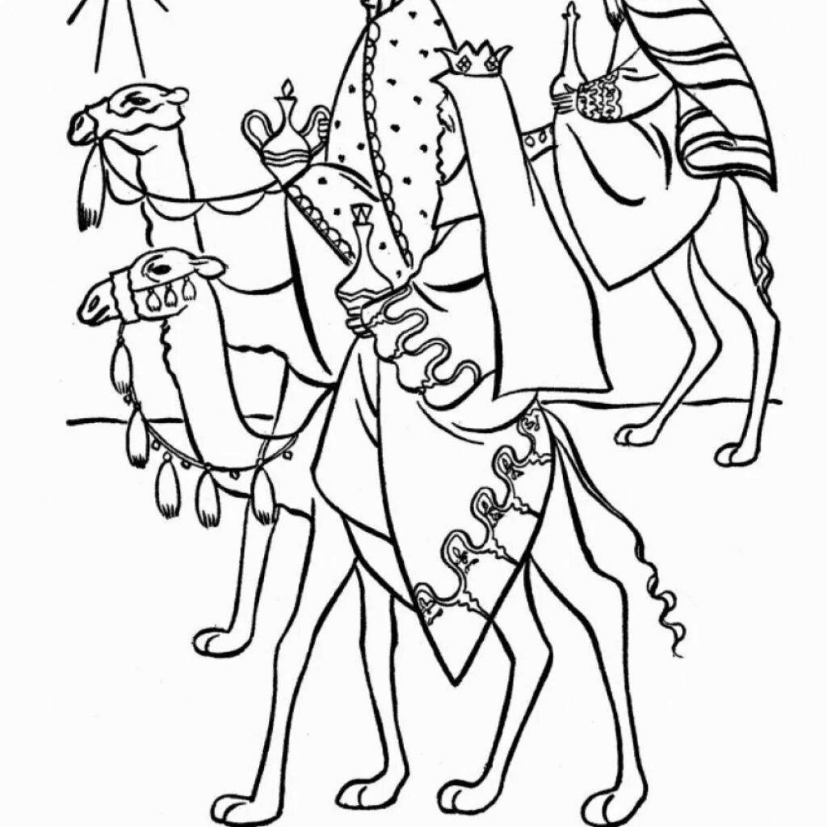 Merry holiday Nauryz coloring book