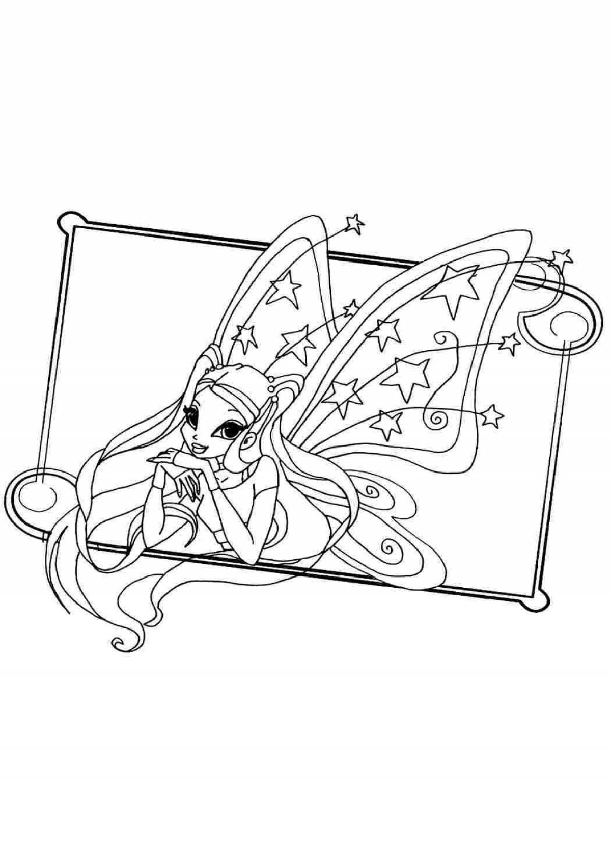 Photo Delicate coloring belivix stella