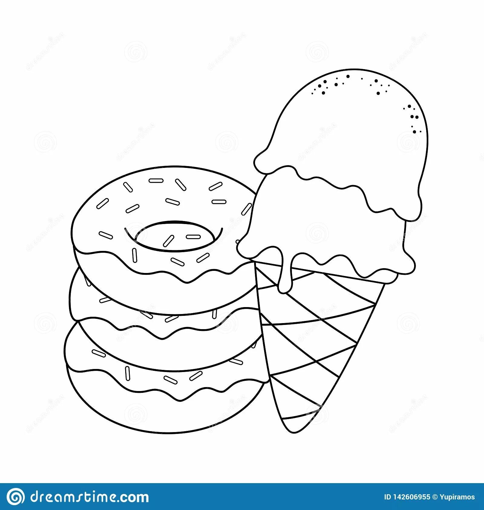 Пончики и мороженое #2