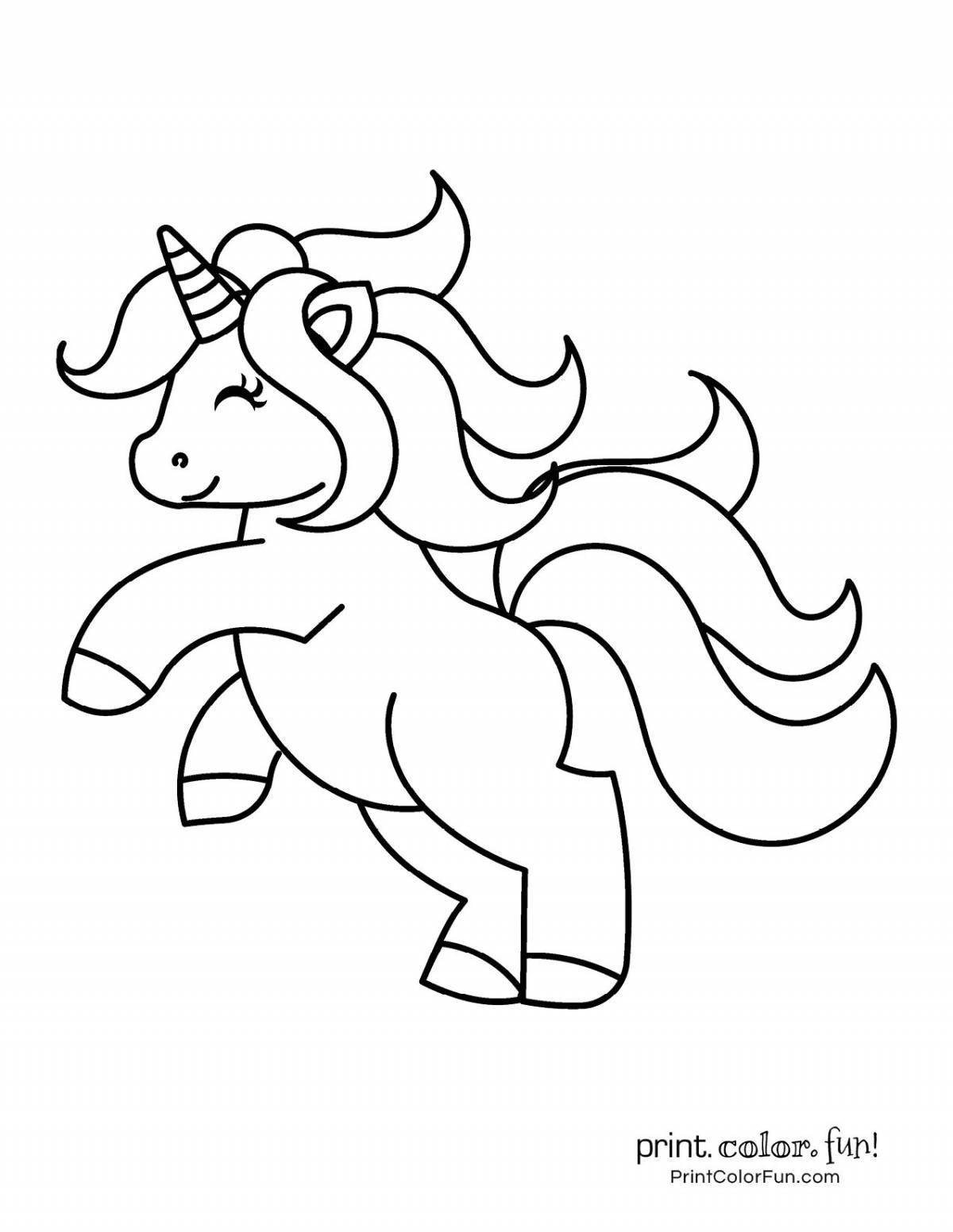 Awesome coloring how to draw a unicorn