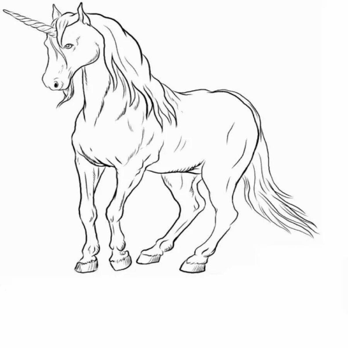 Generous coloring how to draw a unicorn