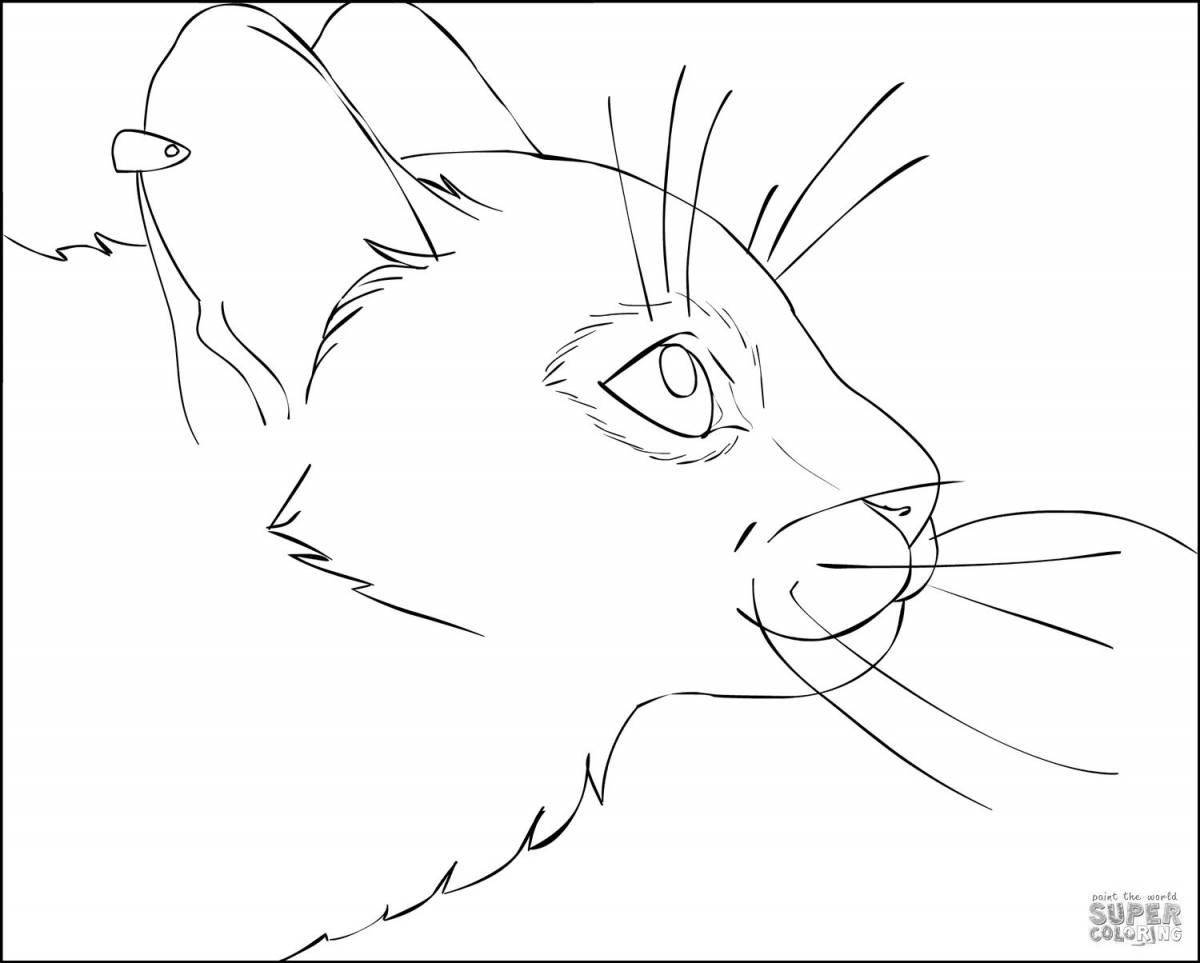Coloring page adorable paint fill