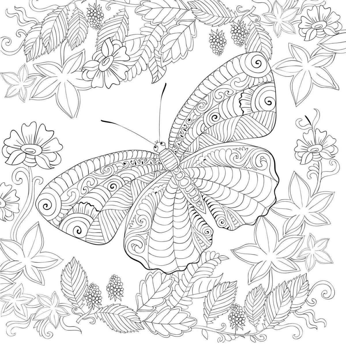 Encouraging coloring book for adults