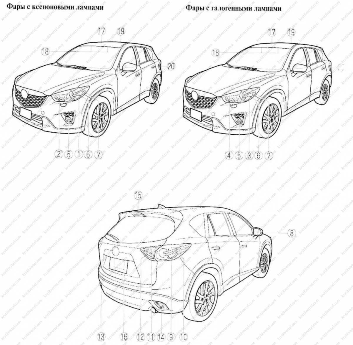 Как нарисовать mazda cx 5