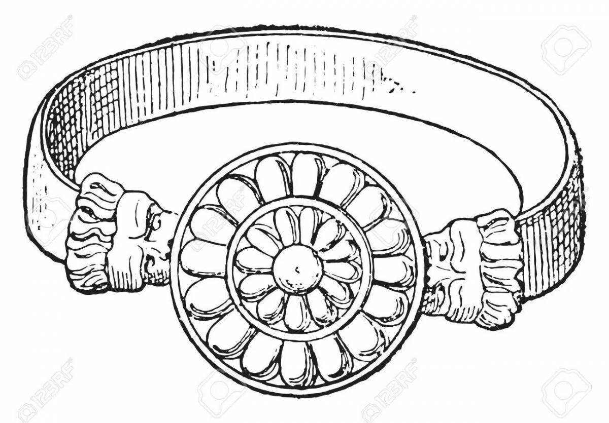 Украшение рисунок браслет