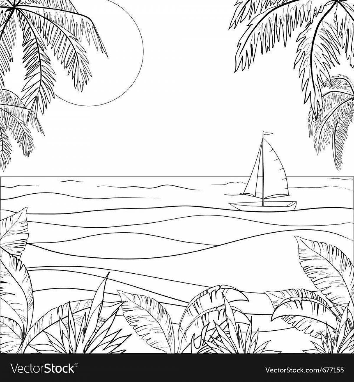 Закат на море #13