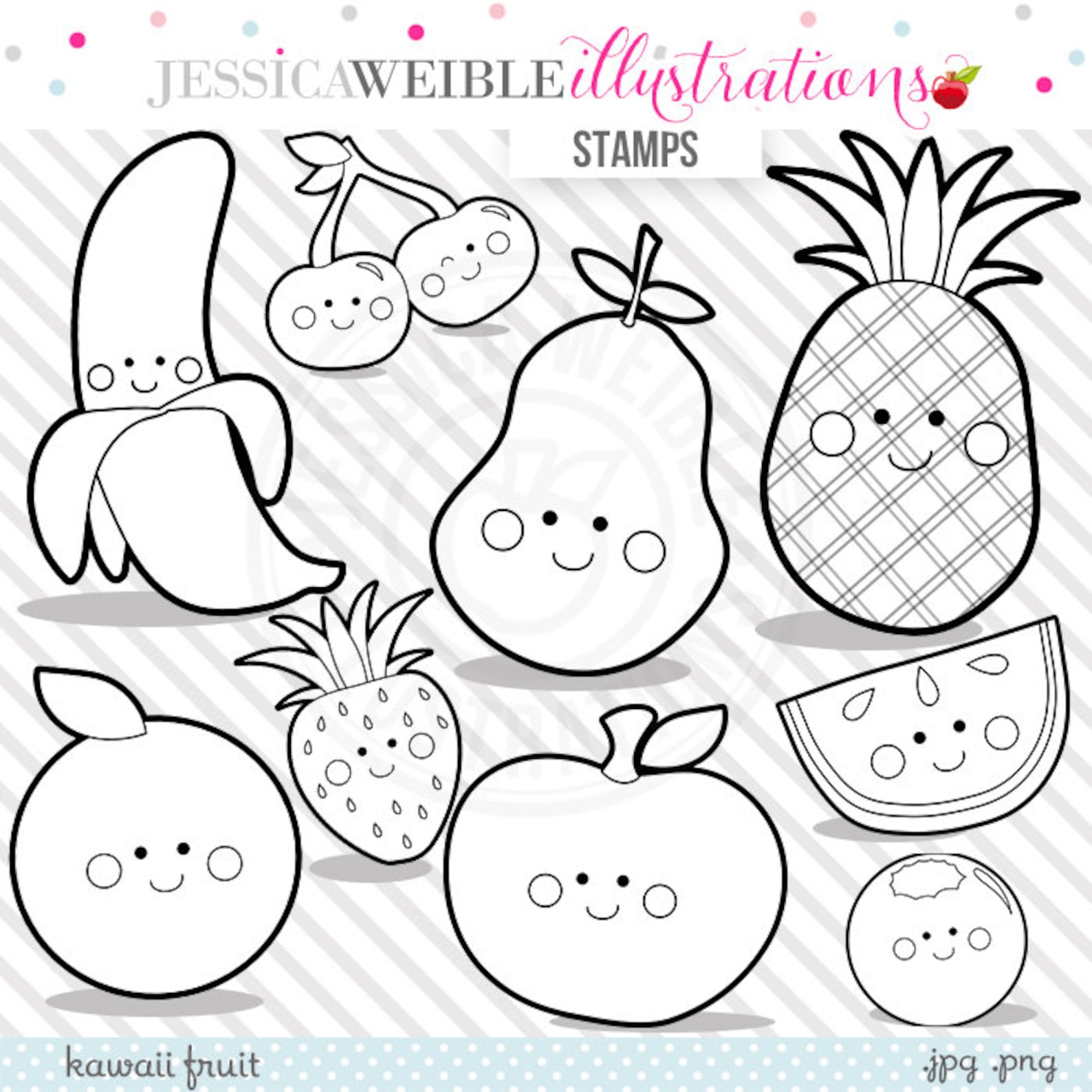 Cute avocado coloring page