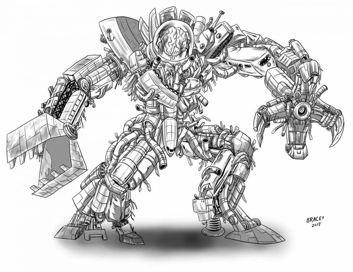 Pacific Rim 2 colorful coloring page