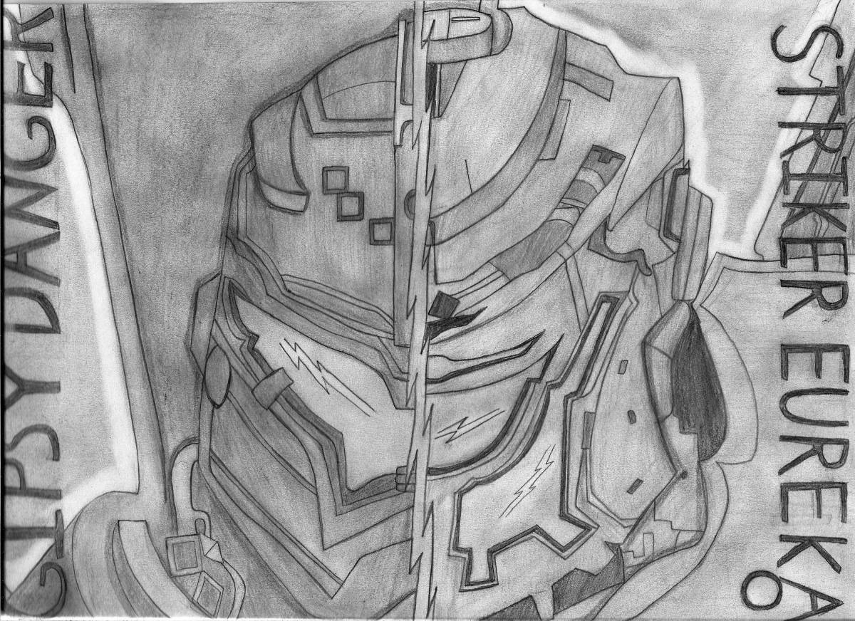 Coloring page gorgeous pacific rim 2