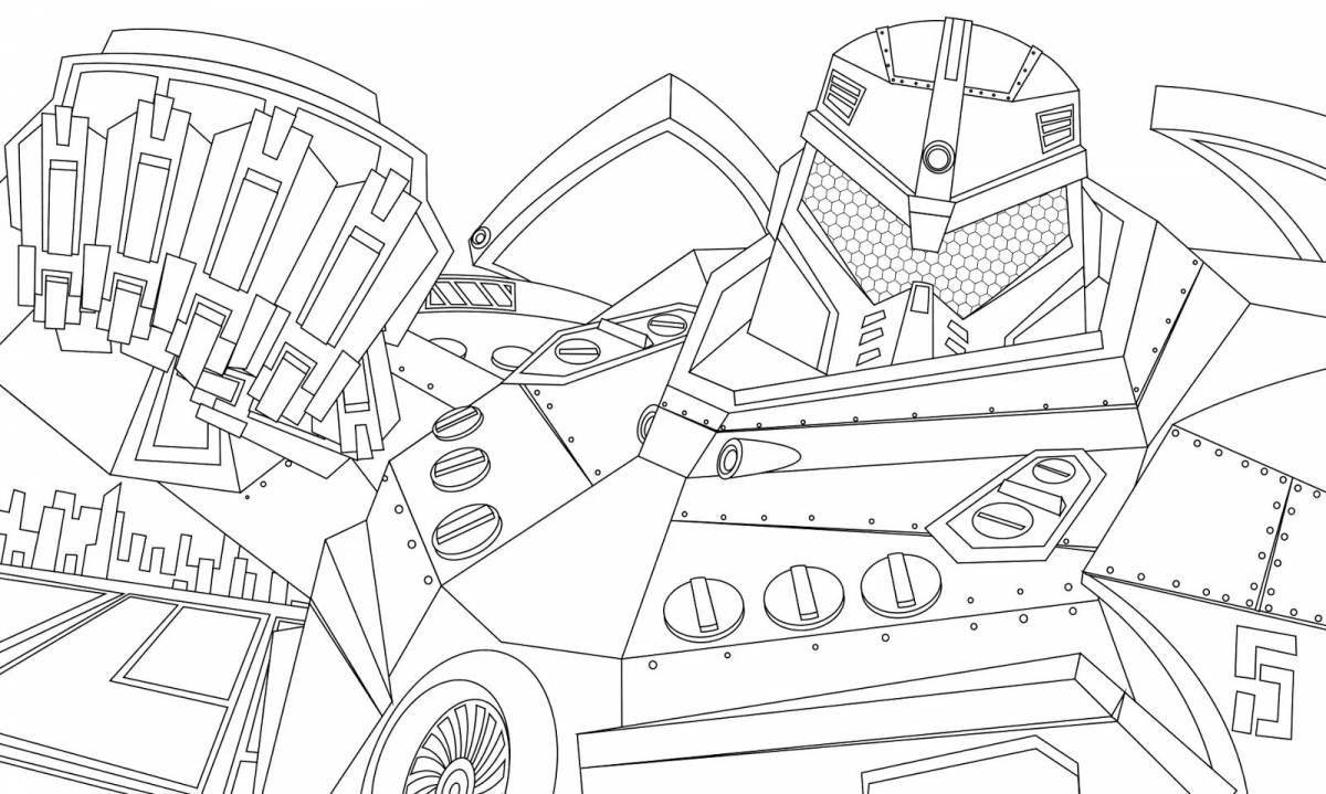 Cute pacific rim coloring page 2