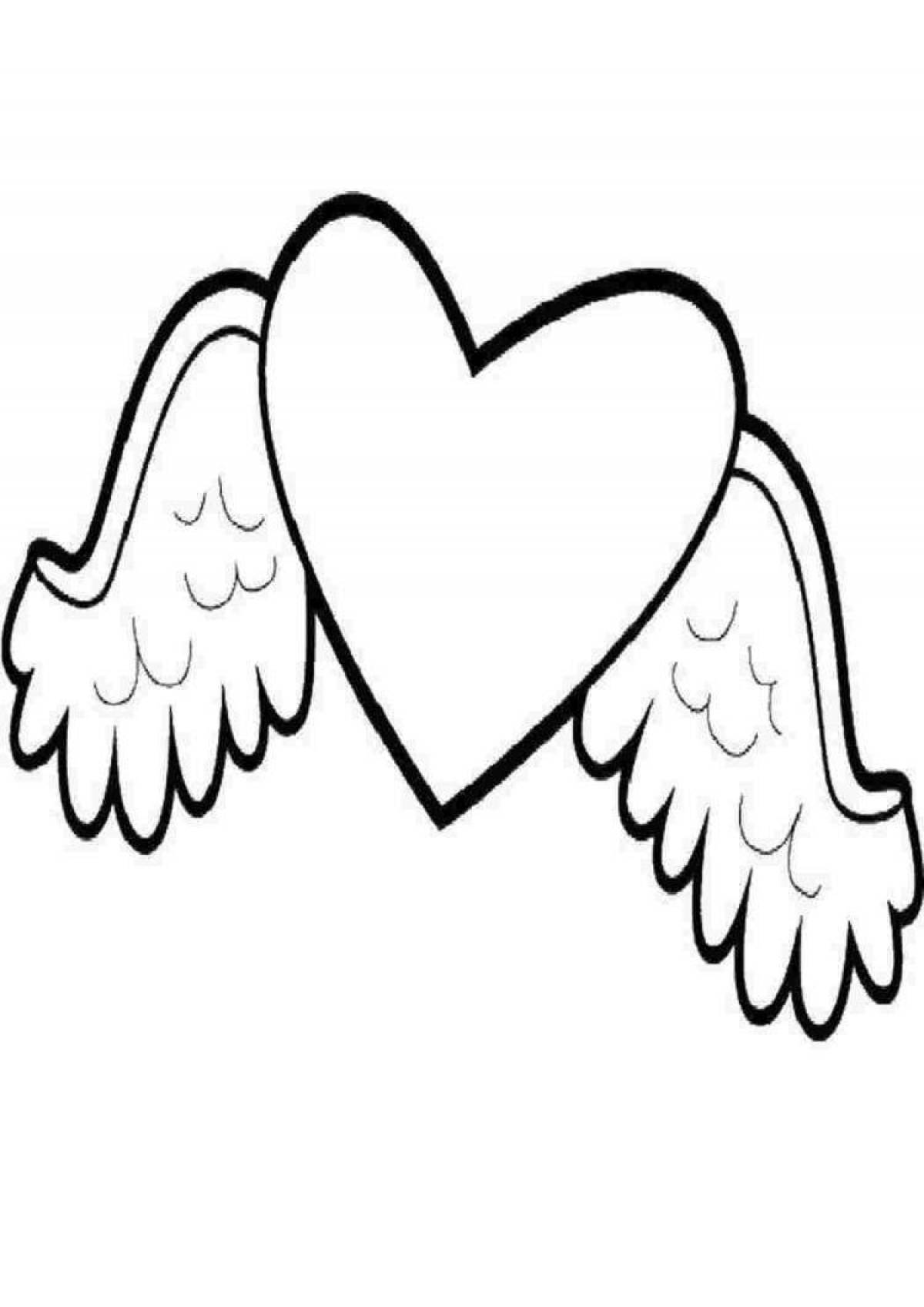 Heart with wings #5