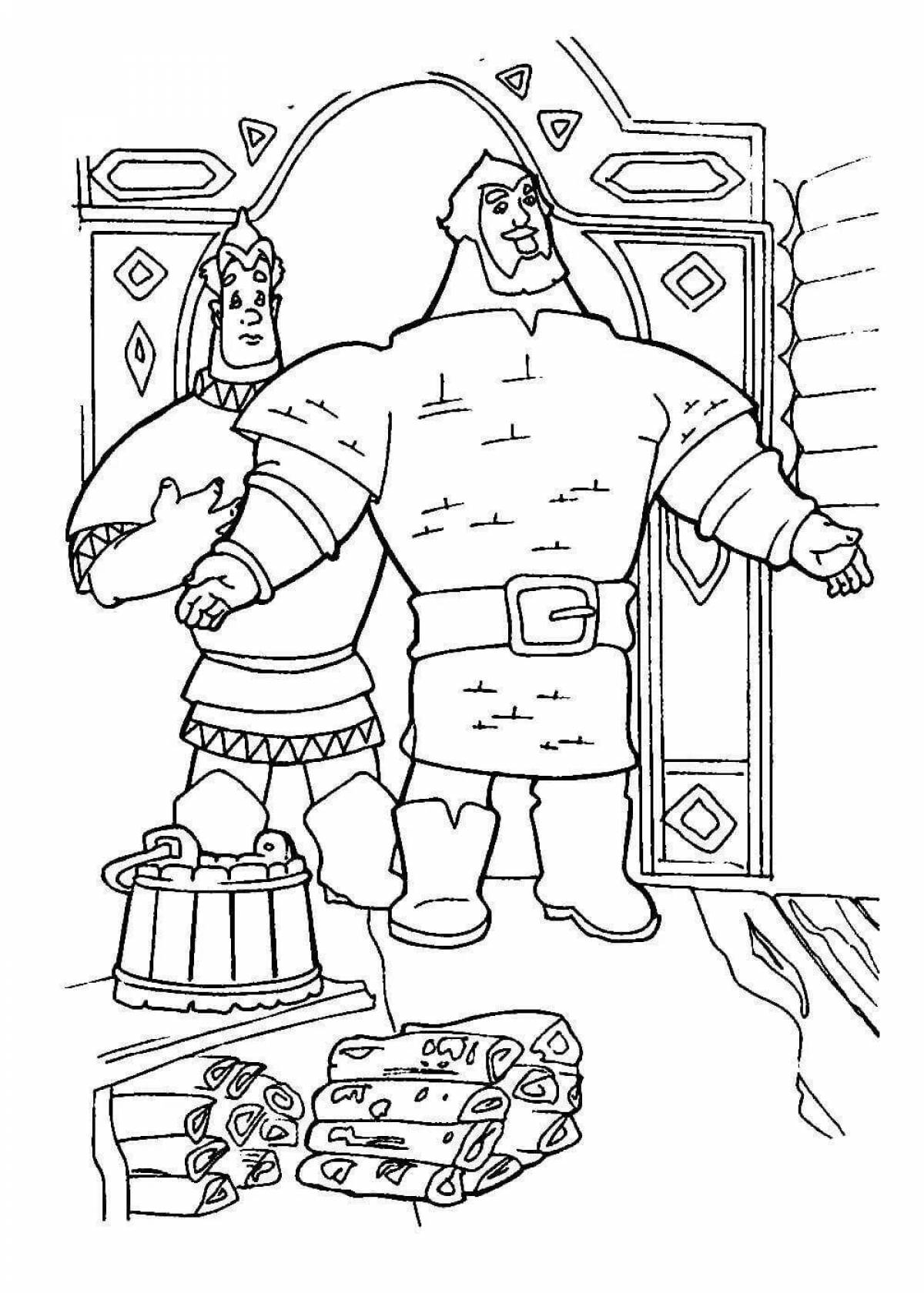 Dramatic coloring page 3 game heroes