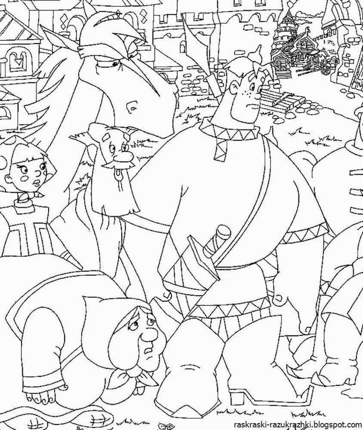 Great coloring page 3 game heroes