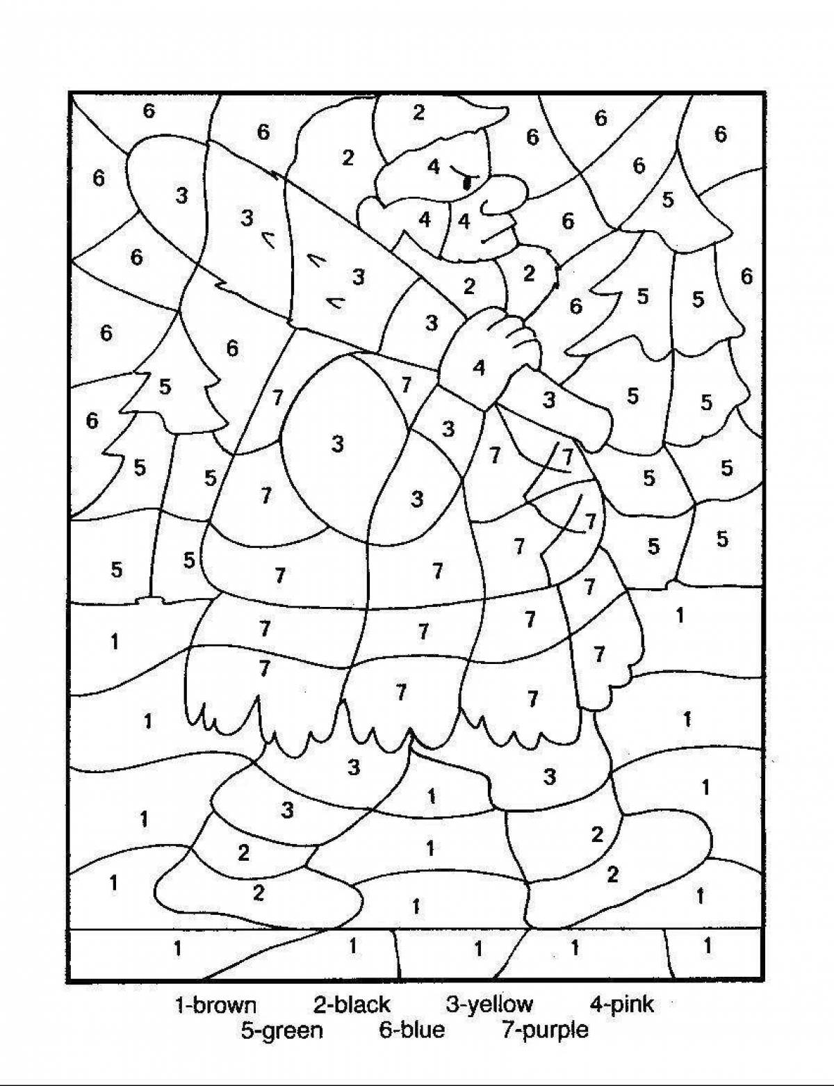 Explosive coloring by numbers new