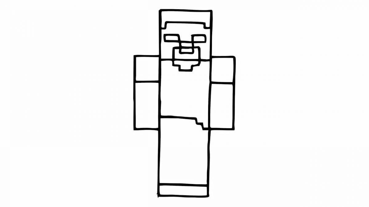 Mysterious guard from minecraft