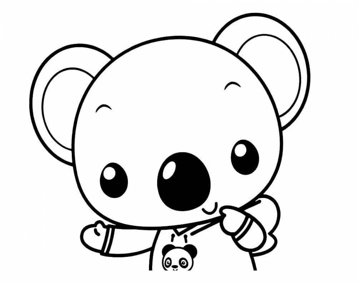 Amazing coloring pages animals cute beautiful