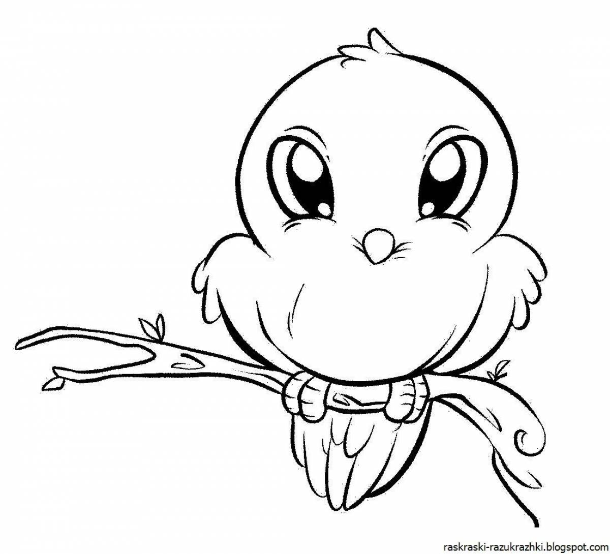 Lovely coloring pages animals cute beautiful