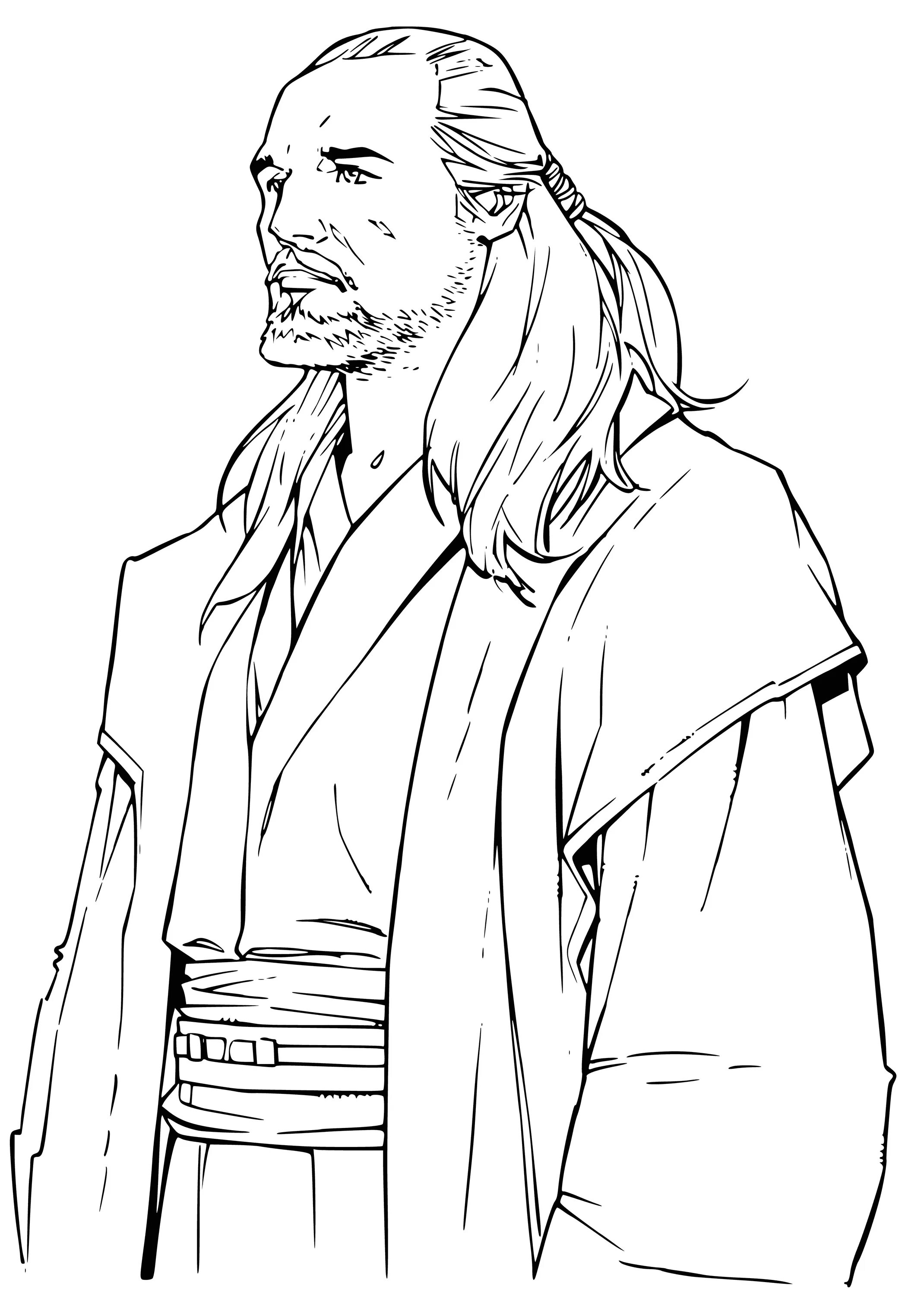 Coloring book funny obi-wan kenobi