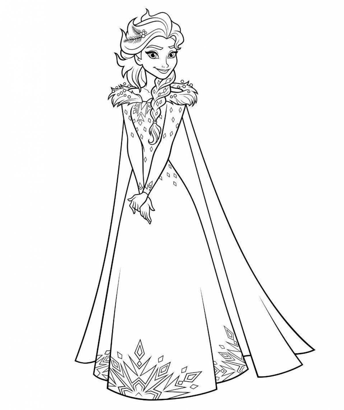 Elsa with clothes #2