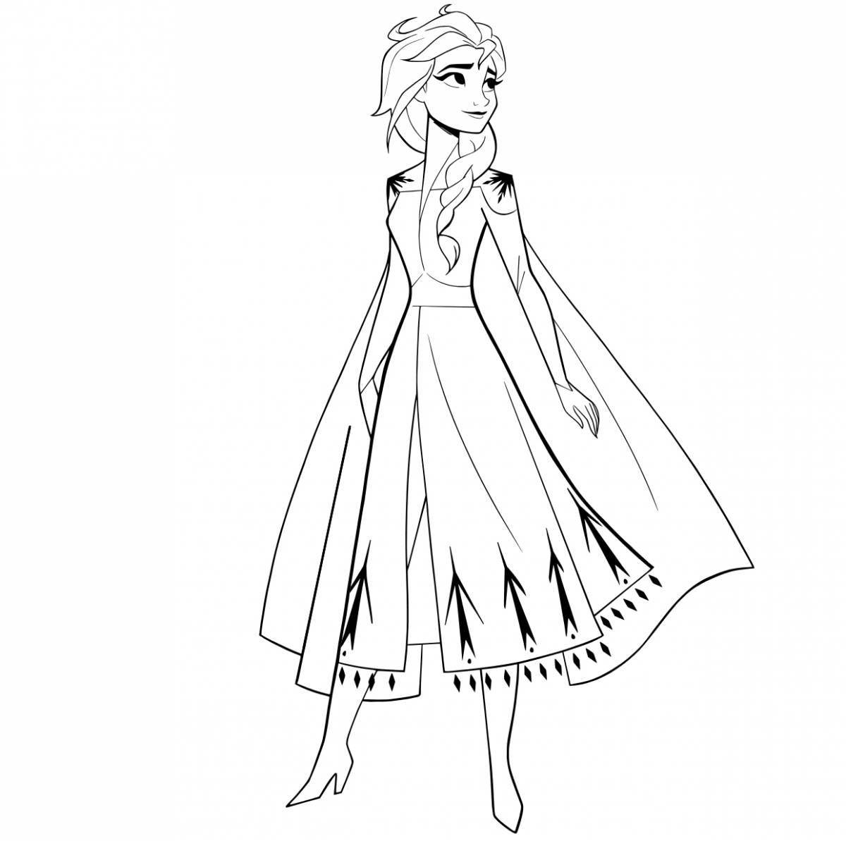 Elsa with clothes #6