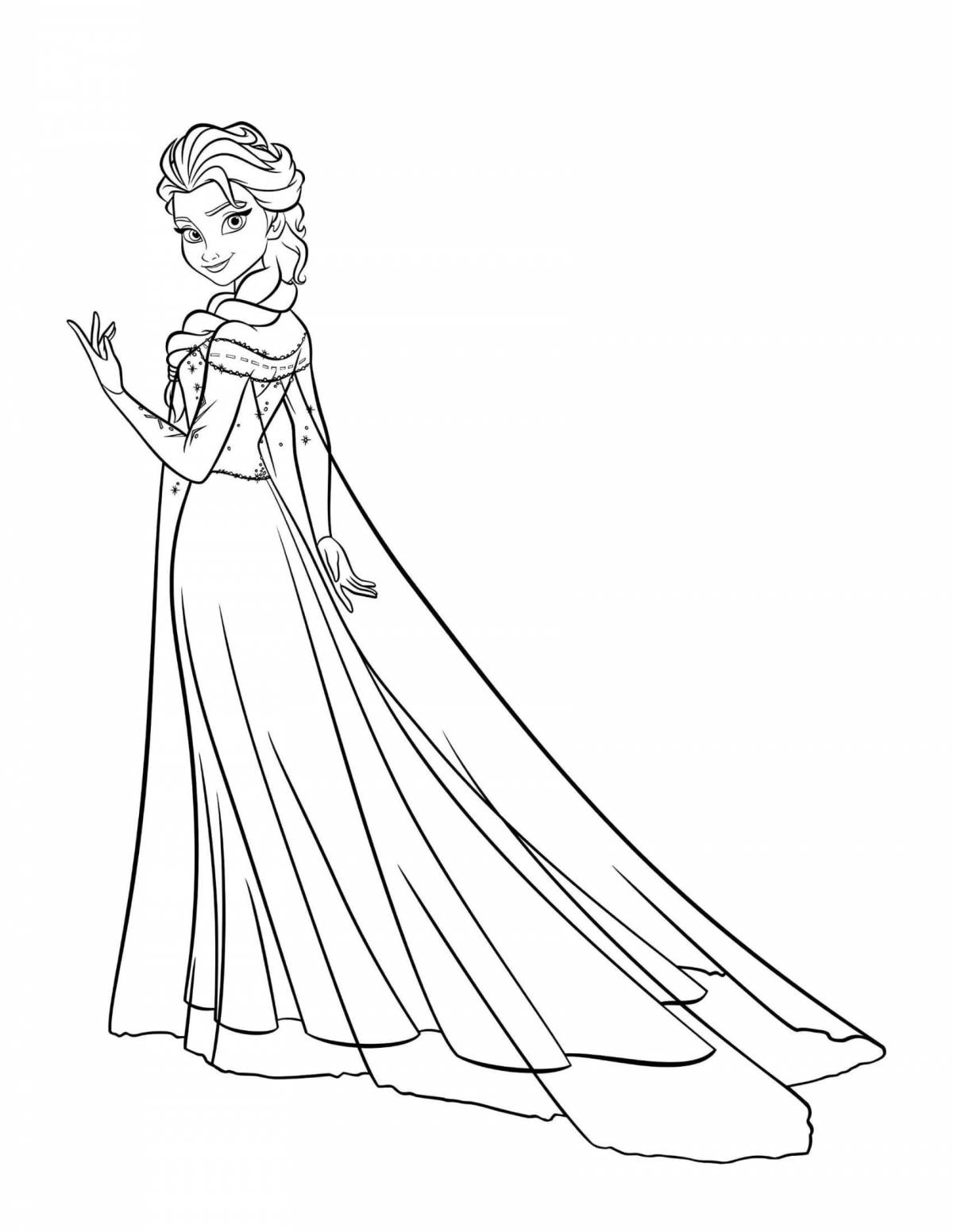 Elsa with clothes #12