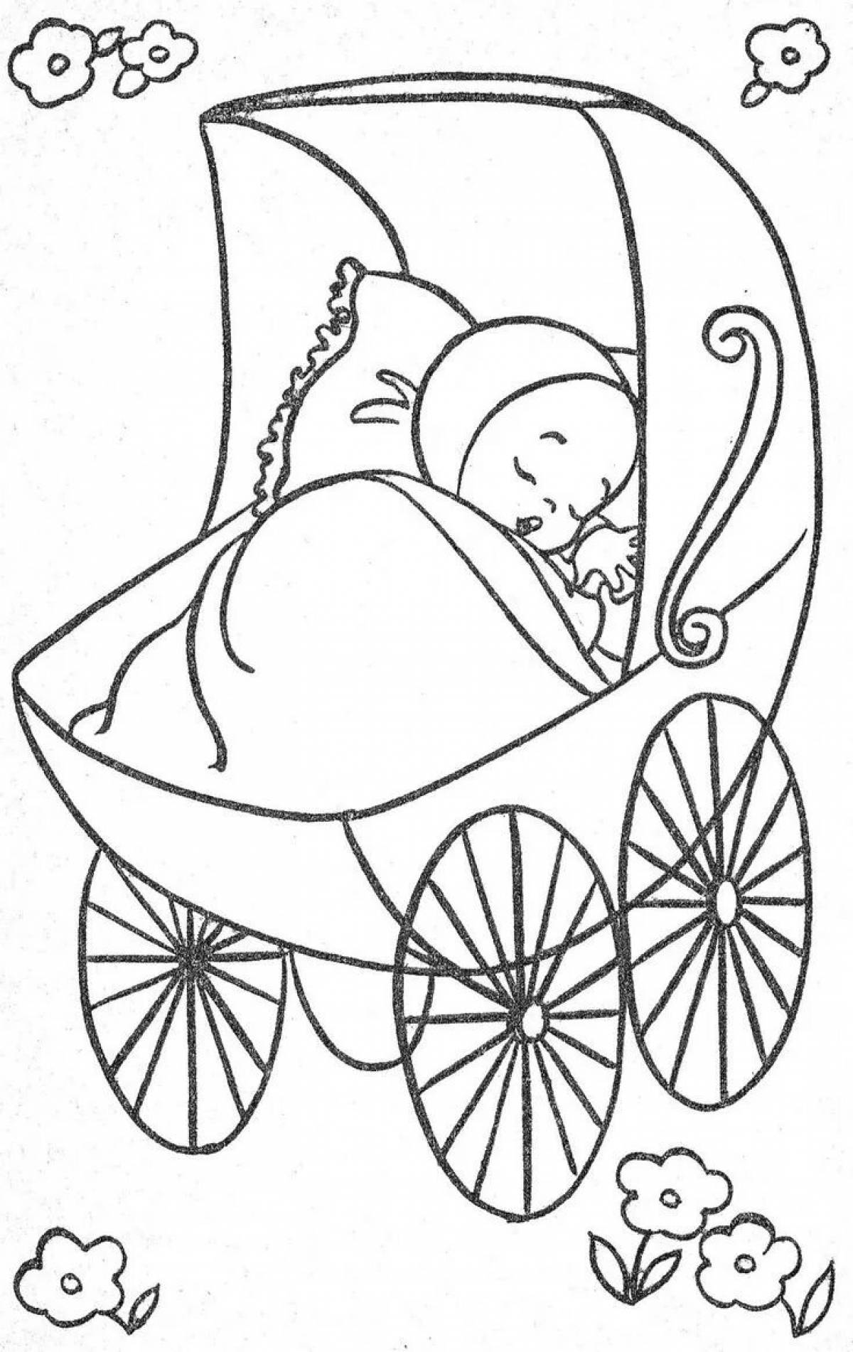 Baby in stroller #3