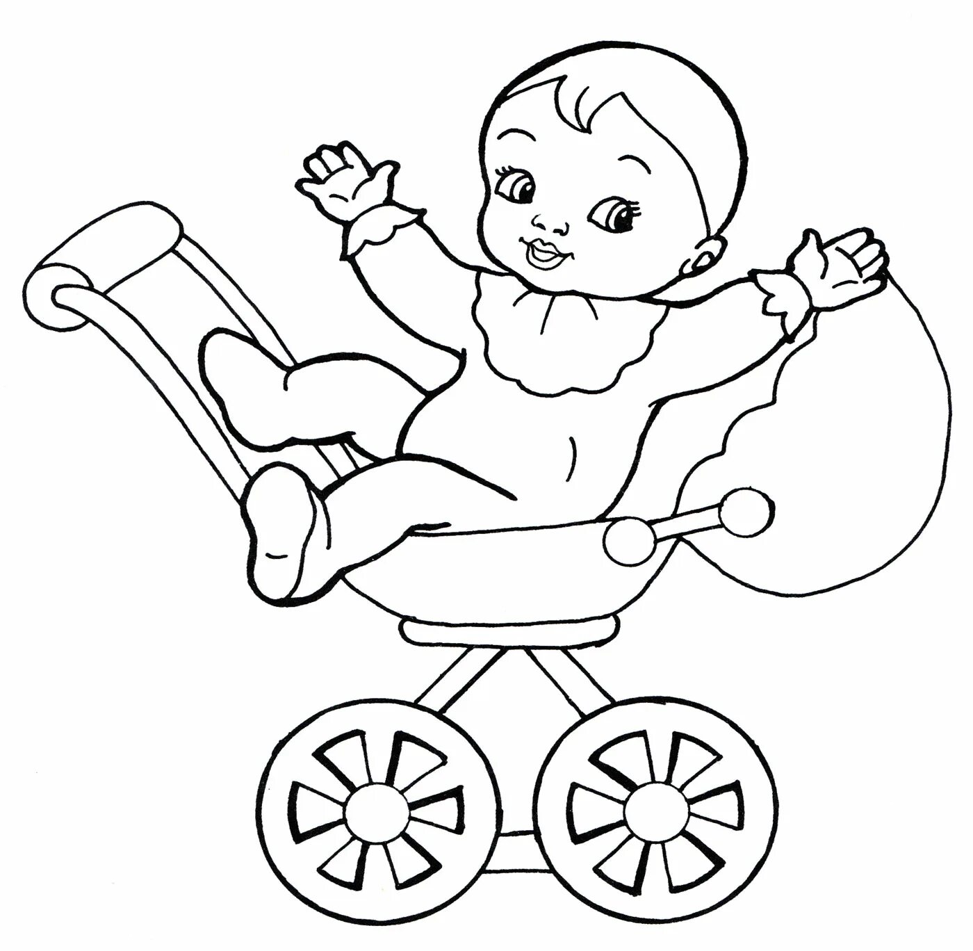 Baby in stroller #7