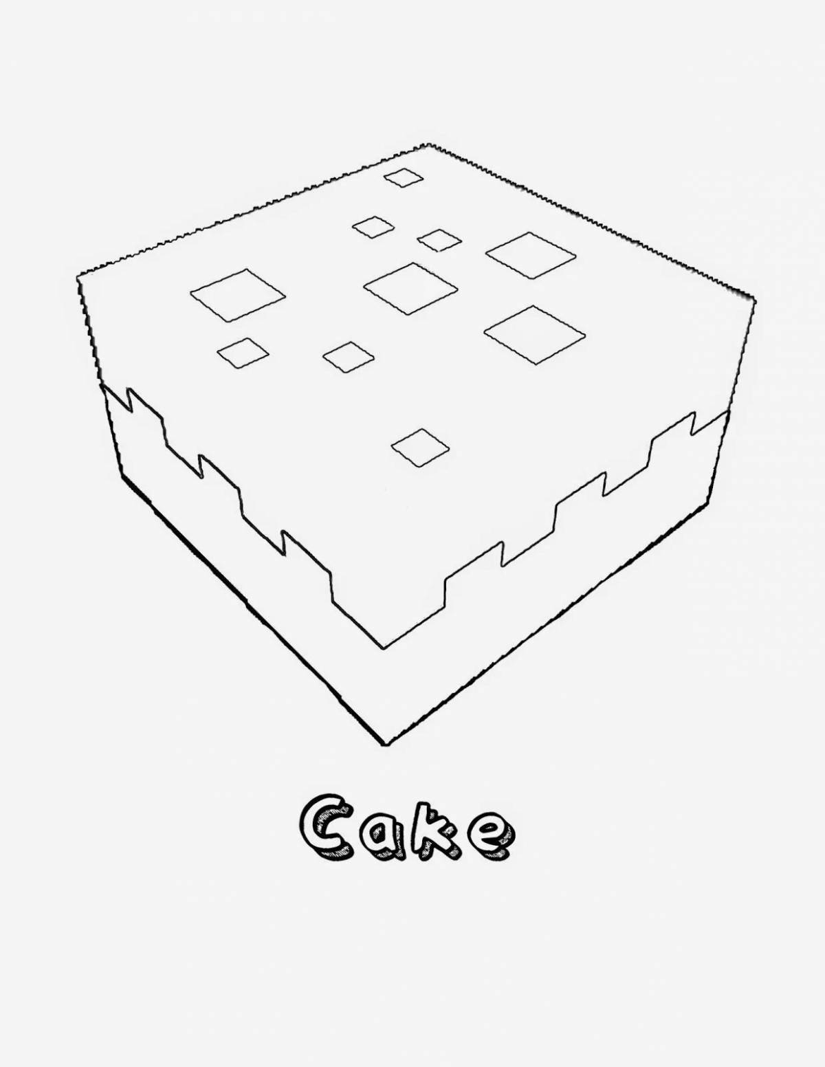 Adorable minecraft chest coloring page