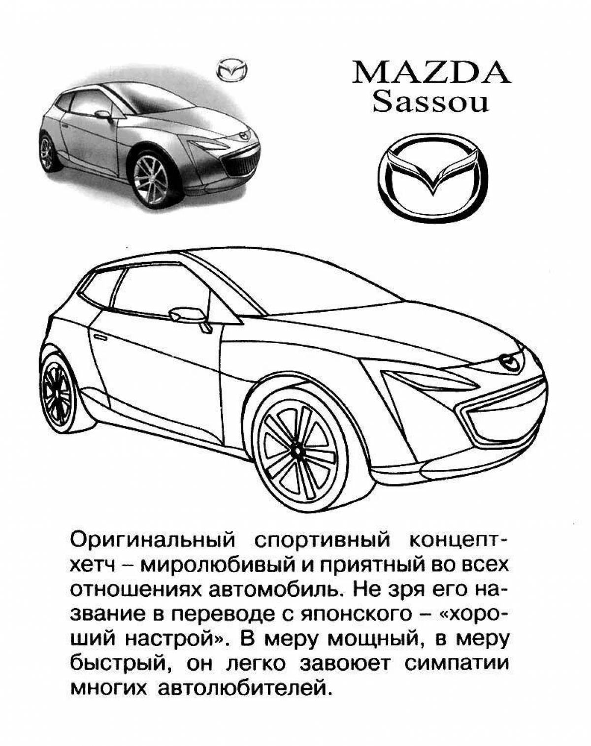 Grand Mazda cx-5 coloring page