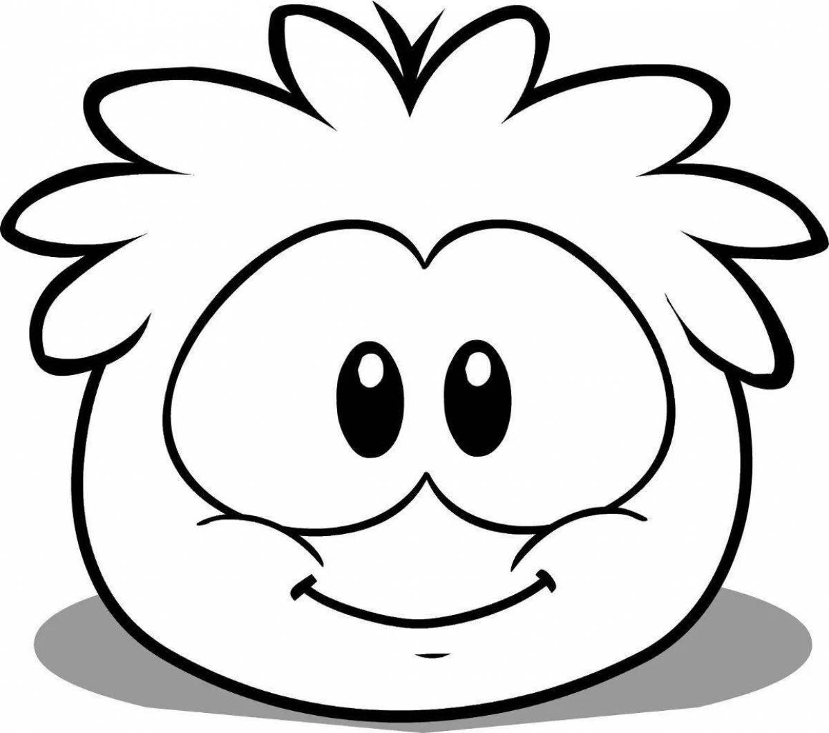 Jocular coloring page emoticons funny