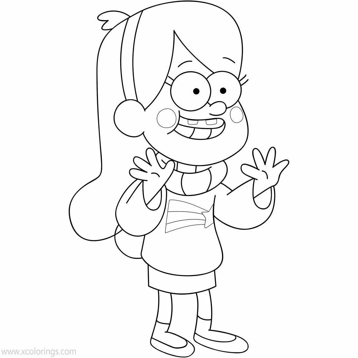 Dipper and Mabel Coloring Pages Color Madness