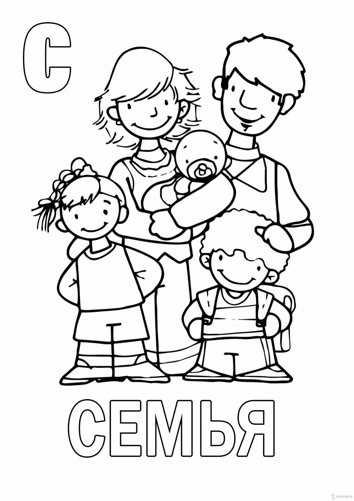 Royal family coloring book