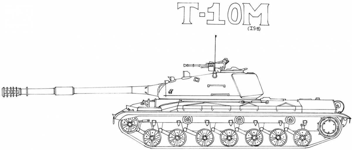 Sweet t-34 85 coloring book