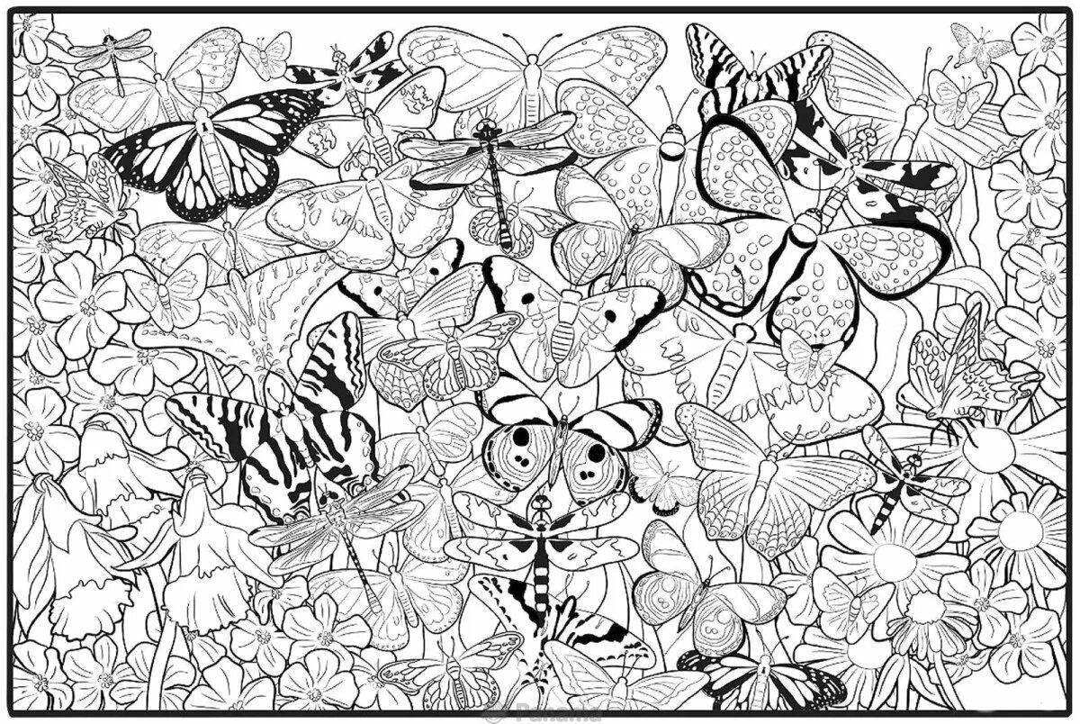Amazing adult coloring book, large