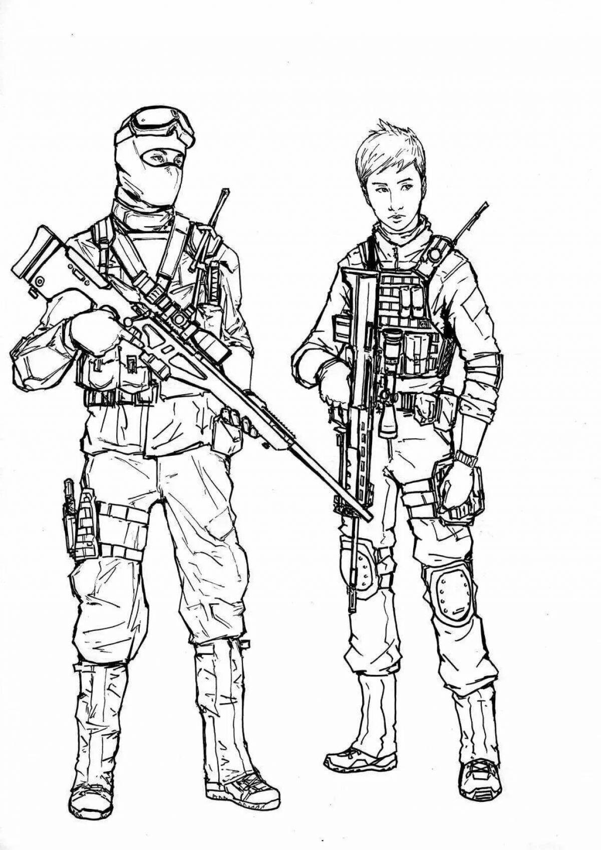 Awesome swat coloring pages for boys