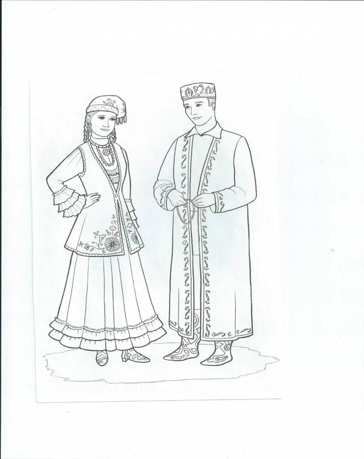 Башкирский национальный костюм #1
