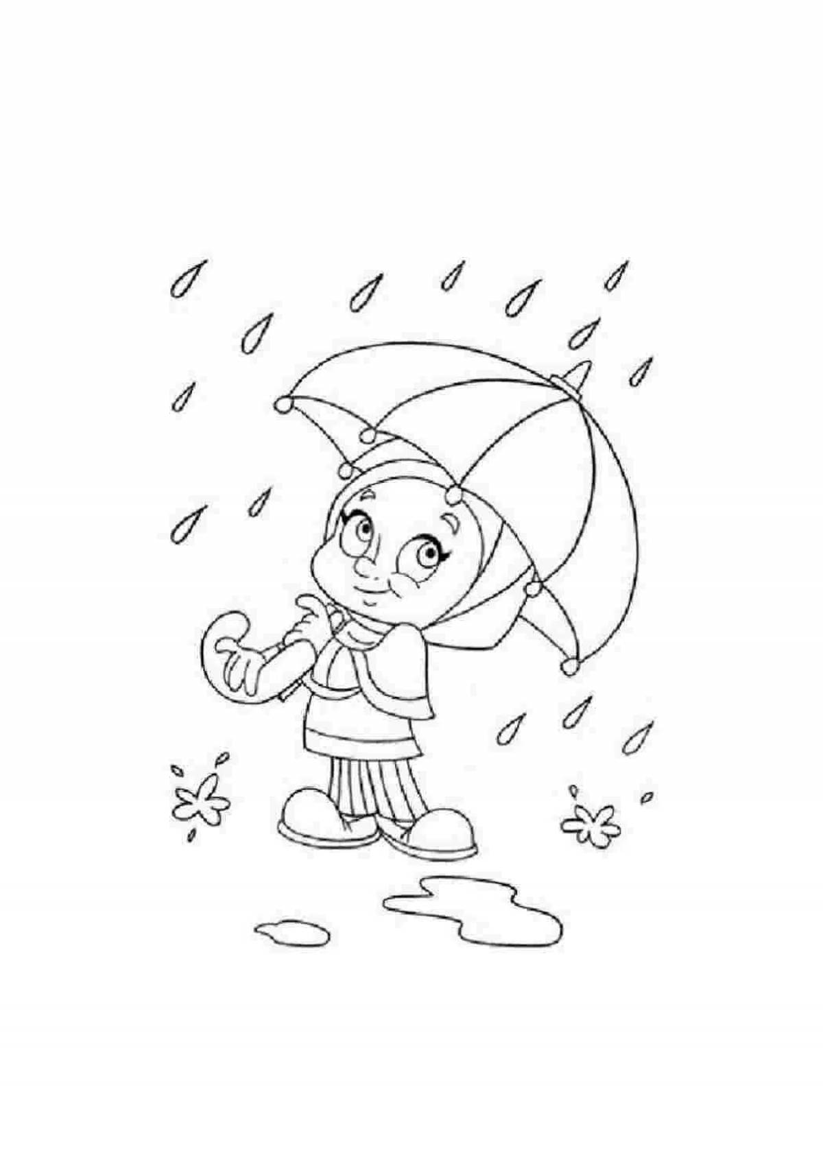 Девочка с зонтиком #1