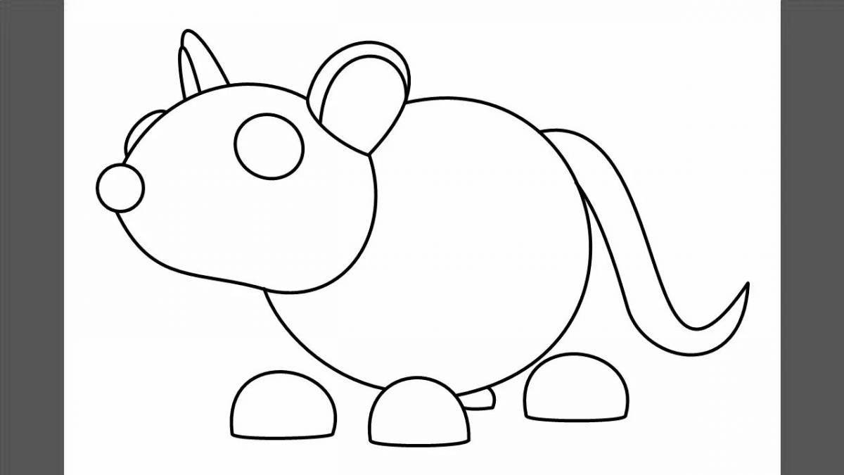Adopt me roblox mysterious coloring page