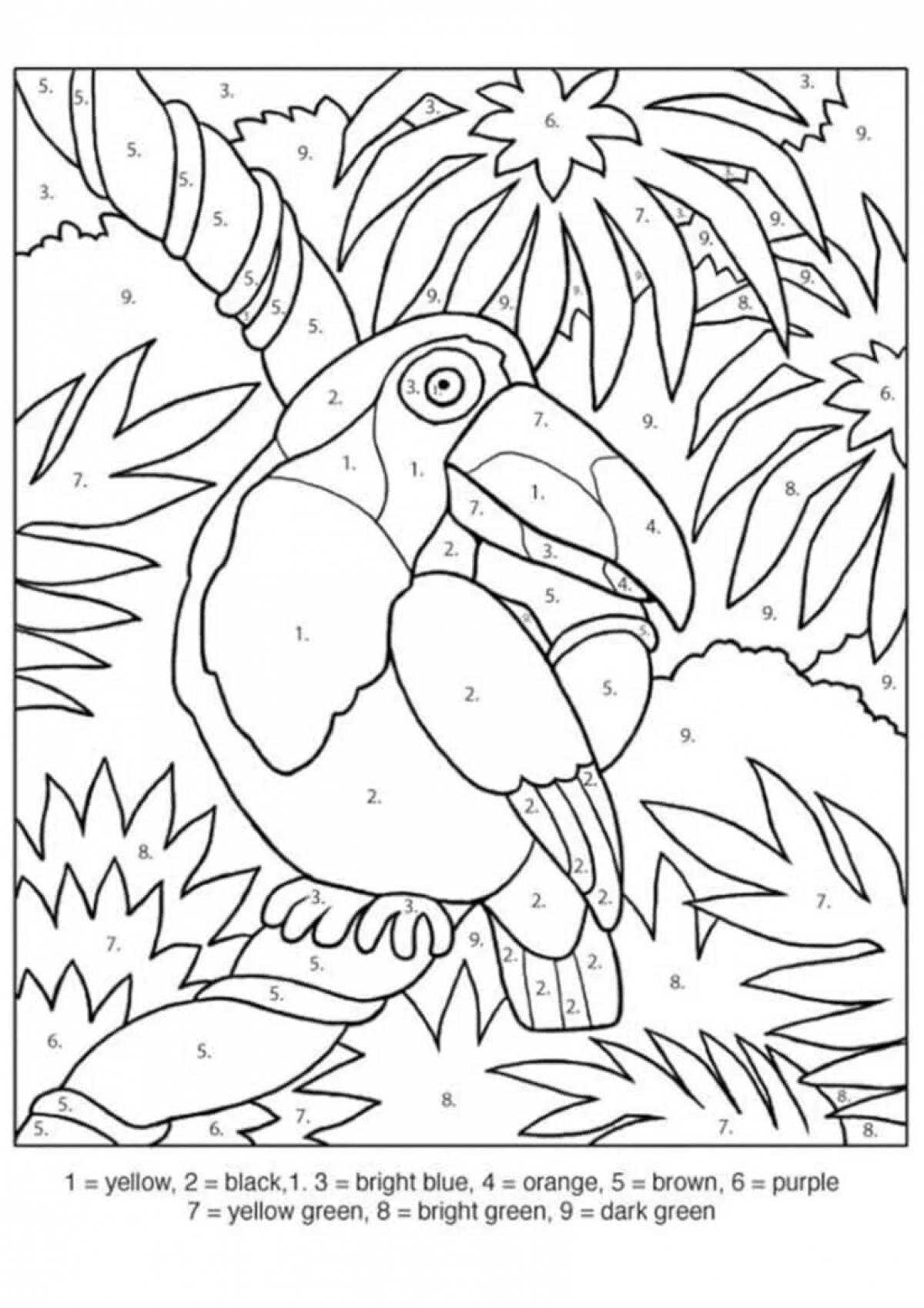 Parrot by numbers #3