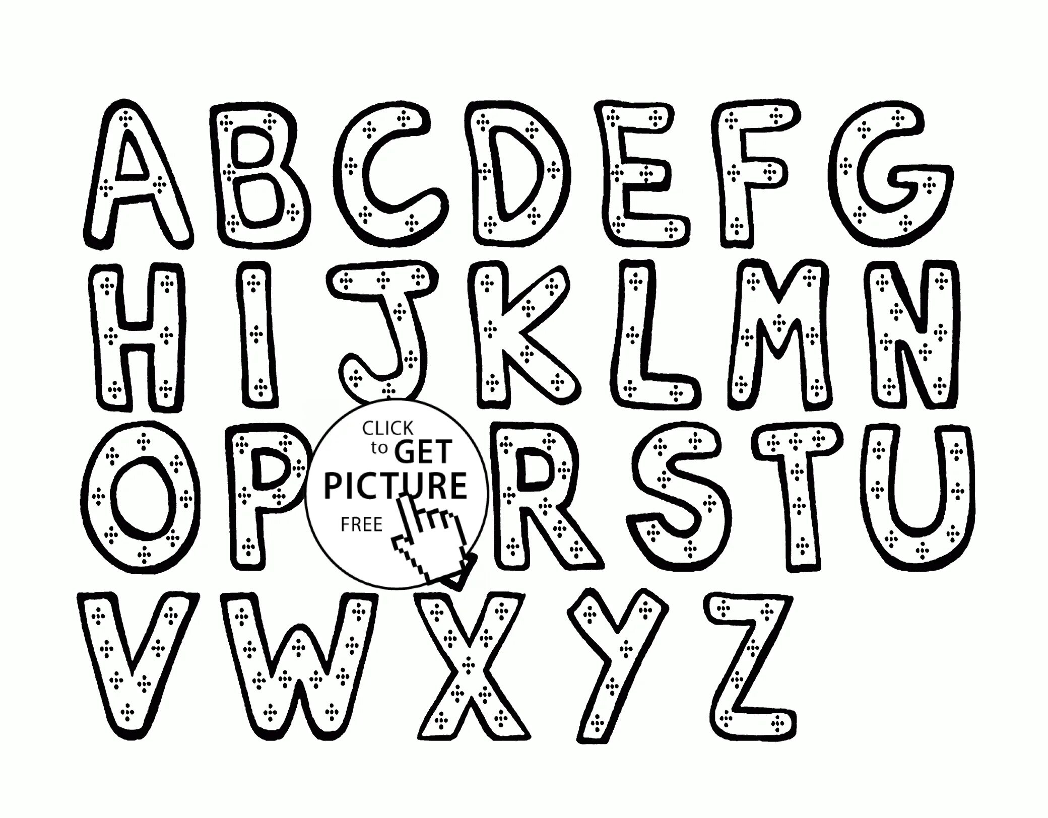 Раскраска quirky alphabet lore english
