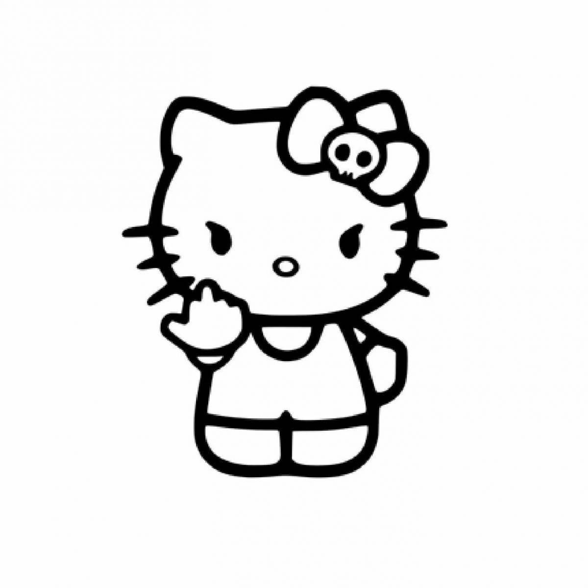 Hello kitty эскиз