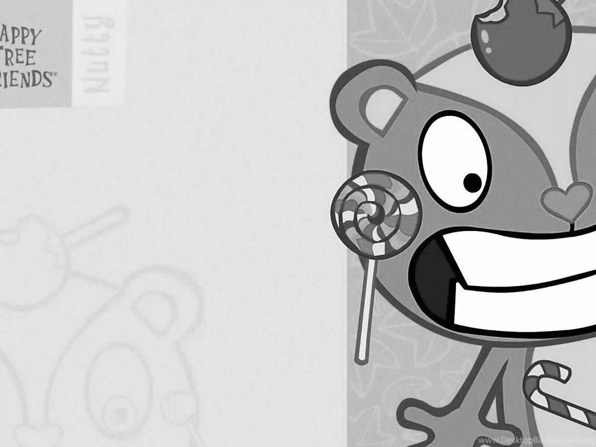 Blessed Tree Friends coloring page
