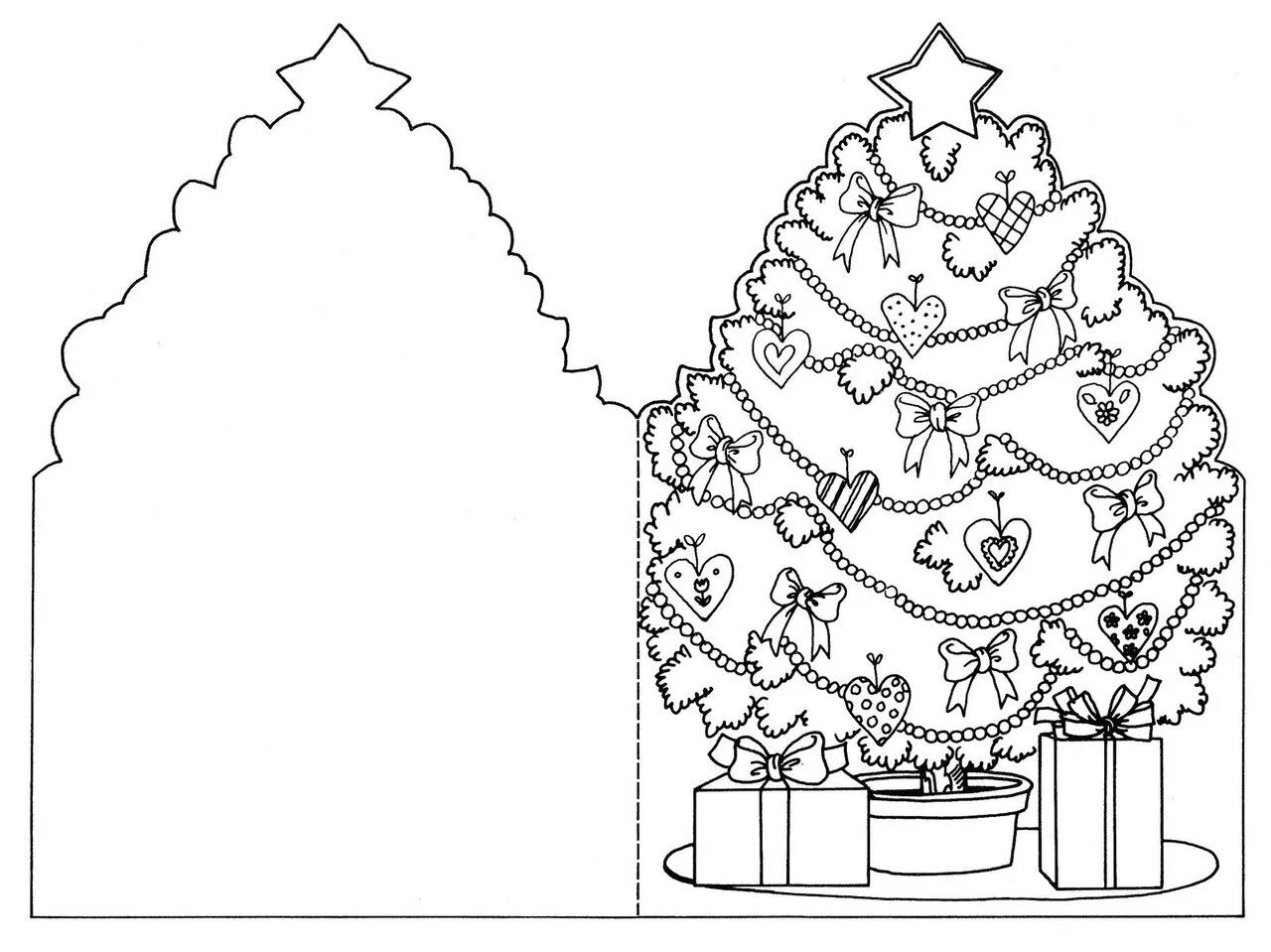 Christmas card template #6