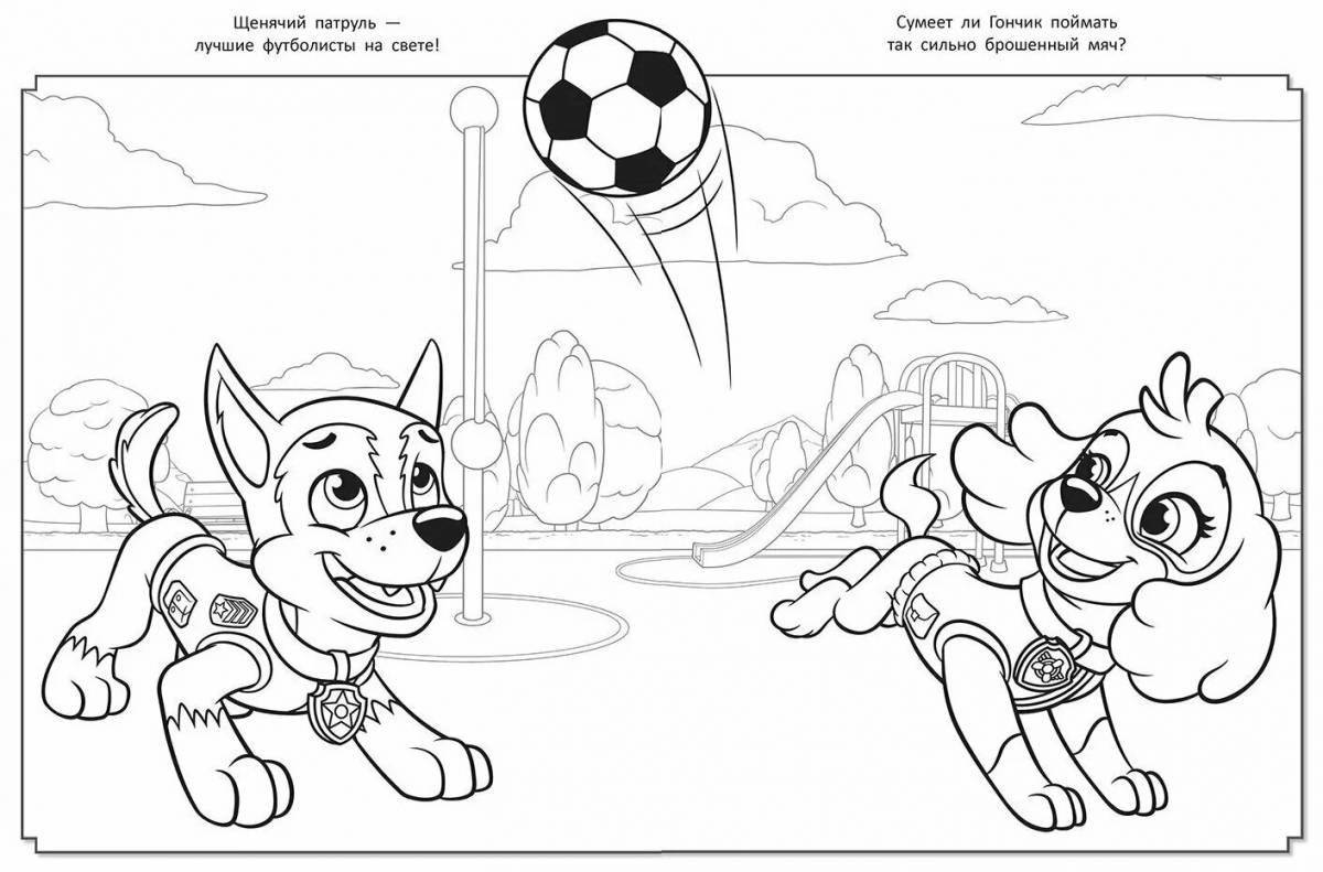 Paw Patrol Vibrant Coloring Page
